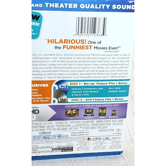 Despicable Me 2 Blu-Ray/DVD/Digital HD Combo Pack With 3 New Mini-Movies - Picture 5 of 9